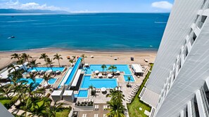 Apartment | 2 bedrooms, Internet - Beachfront 2BR - Pools Scenic Balcony Views (Puerto Vallarta)