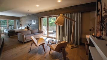 Suite Junior, pemandangan gunung | Area keluarga