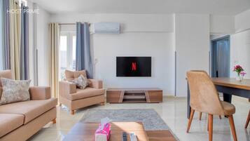 55-inch LCD TV with satellite channels