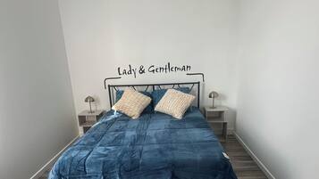 2 slaapkamers, een bureau, gratis wifi, beddengoed
