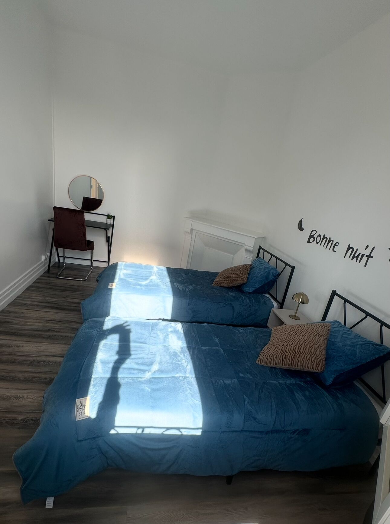 2 slaapkamers, een bureau, gratis wifi, beddengoed