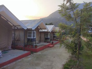 Luxury Tent, Balcony, Mountain View | View from room - The Jungle Mist Resort  (Rishikesh)