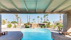 Interior - Pool & Hot Springs Access: Desert Oasis w/ Patio (Desert Hot Springs)
