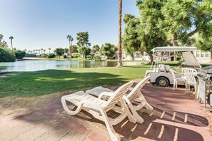 Interior - Pool & Hot Springs Access: Desert Oasis w/ Patio (Desert Hot Springs)