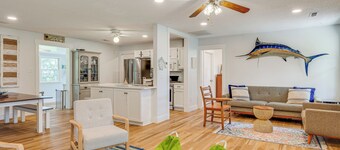 4 Mi to Radio Island Beach: Family Cottage