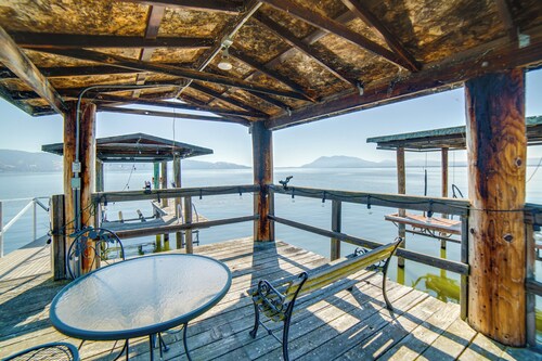 Hot Tub, Views & Dock! Playful Home on Clear Lake