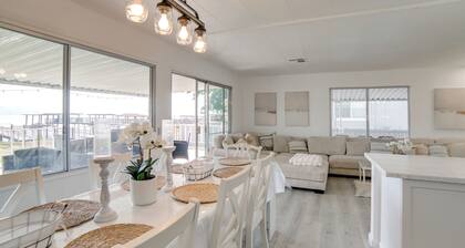 Hot Tub, Views & Dock! Playful Home on Clear Lake