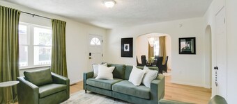 Walk to Ritter Park: Renovated Home Near Marshall!