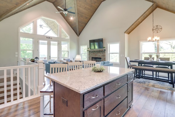 House (4 Bedrooms) | Interior - Cozy Blue Ridge Cabin: Game Room & Mountain Views (Blairsville)