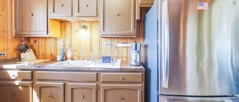 Ferienhaus, 4 Schlafzimmer | Eigene Küche | Kühlschrank, Ofen, Wasserkocher mit Kaffee-/Teezubehör