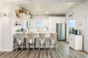 Maison, 1 chambre | Cuisine privée | Réfrigérateur, cafetière/bouilloire