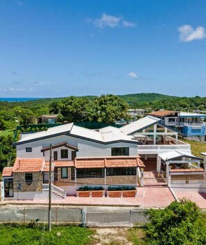 Exterior - Casa Blue Laguna I |Tropical Scape with Ocean View at Steps of Bioluminescent Bay I Laguna Grande (Las Croabas)