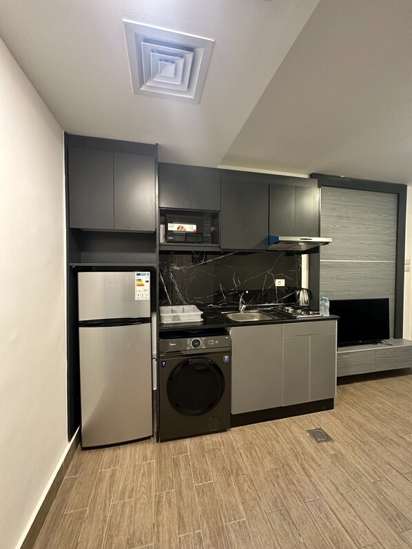 Apartment, 1 Bedroom, Accessible, Smoking | Private kitchen