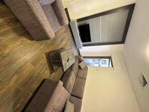 Apartment, 1 Bedroom, Accessible, Smoking | Living room