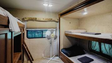 2 bedrooms, bed sheets