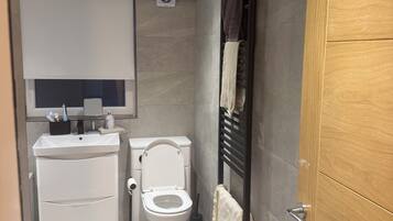 Towels, soap, toilet paper