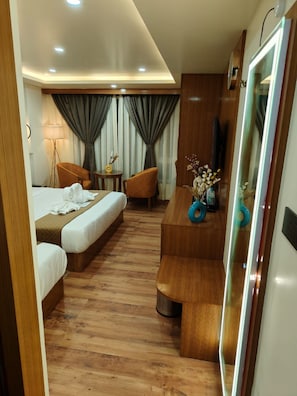 Quarto premium, vista para o vale | Wi-Fi de cortesia, roupa de cama