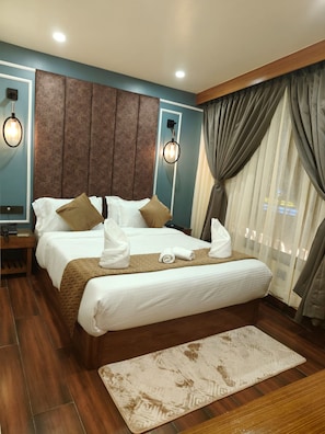 Quarto casal luxo, vista para o vale | Wi-Fi de cortesia, roupa de cama