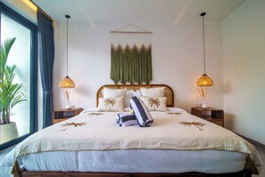 3 chambres, accès à Internet, literie fournie