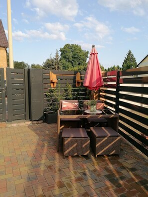 Outdoor dining - Warm hospitality in the countryside (Bad Schmiedeberg)