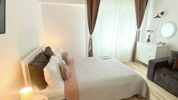 1 chambre, fer et planche Ă repasser, Wi-Fi, draps fournis