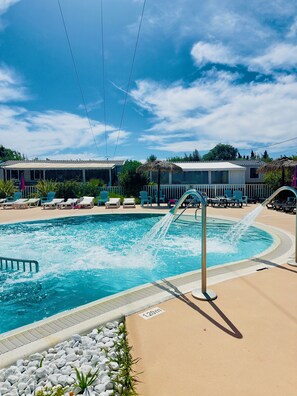 Pool - Mobile home ES119 Le Montourey Frejus (Fréjus)