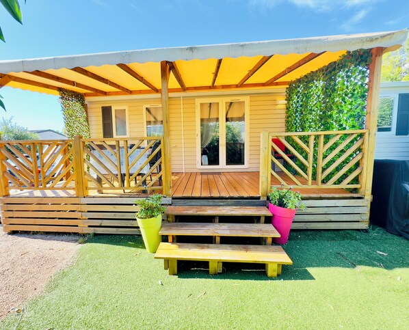 Terrace/patio - Mobile home ES119 Le Montourey Frejus (Fréjus)