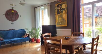 Large suite with access to living room, terrace, garden - Thiers center, train station