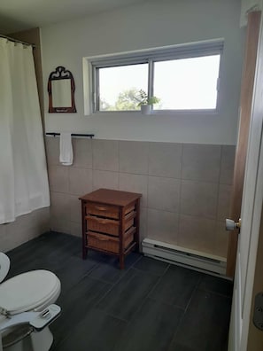 Towels, soap, toilet paper