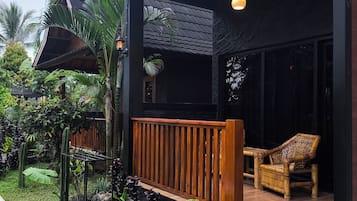 Elite tweepersoonskamer, 1 kingsize bed, airconditioning | Terras