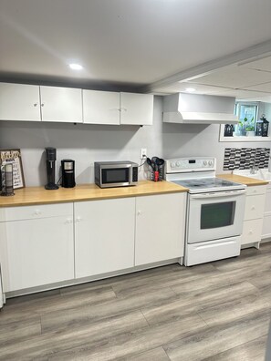 Microwave, oven, stovetop