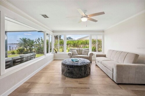 Waterfront Gulf Escape with Dock, POOL, BEACH CHAIRS AND KAYAKS