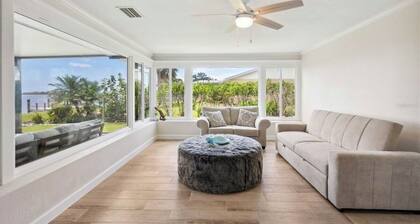 Waterfront Gulf Escape with Dock, POOL, BEACH CHAIRS AND KAYAKS