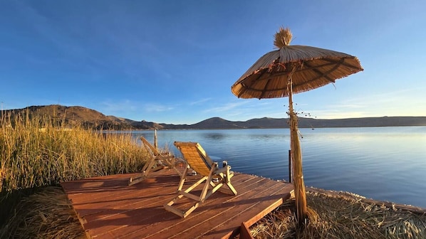 Living area - Uros Maya lodge (Puno)
