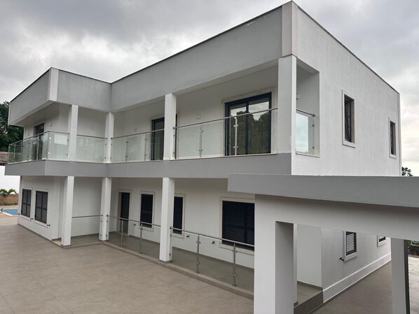 Overnatningsstedets facade