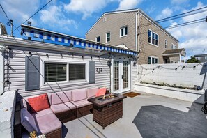 Terrace/patio - 2BR Modern Coastal Home w/ Firepit & Beach Passes| Stylish Bayside Retreat (Seaside Heights)