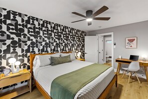 1 bedroom, desk, iron/ironing board, free WiFi
