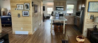 Breathtaking sunrises from the porch of this 2 bedroom waterview home!