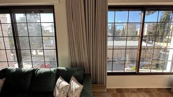 Apartment, 1 Bedroom, Accessible, Smoking | Living area