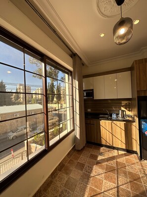 Apartment, 1 Bedroom, Accessible, Smoking | Private kitchen - 9 Antica Jabal Al Lweibdeh (Amman)