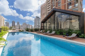 Comfort Apartment | Pool | Indoor pool - Ape C AR piscina e academia prox Allianz (São Paulo)