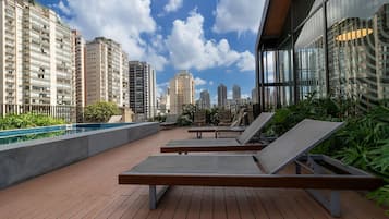 Apartamento conforto | Terraço/pátio