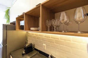 Comfort Apartment, Balcony | Private kitchen
