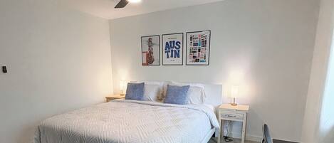 1 habitación, escritorio, tabla de planchar con plancha y wifi gratis