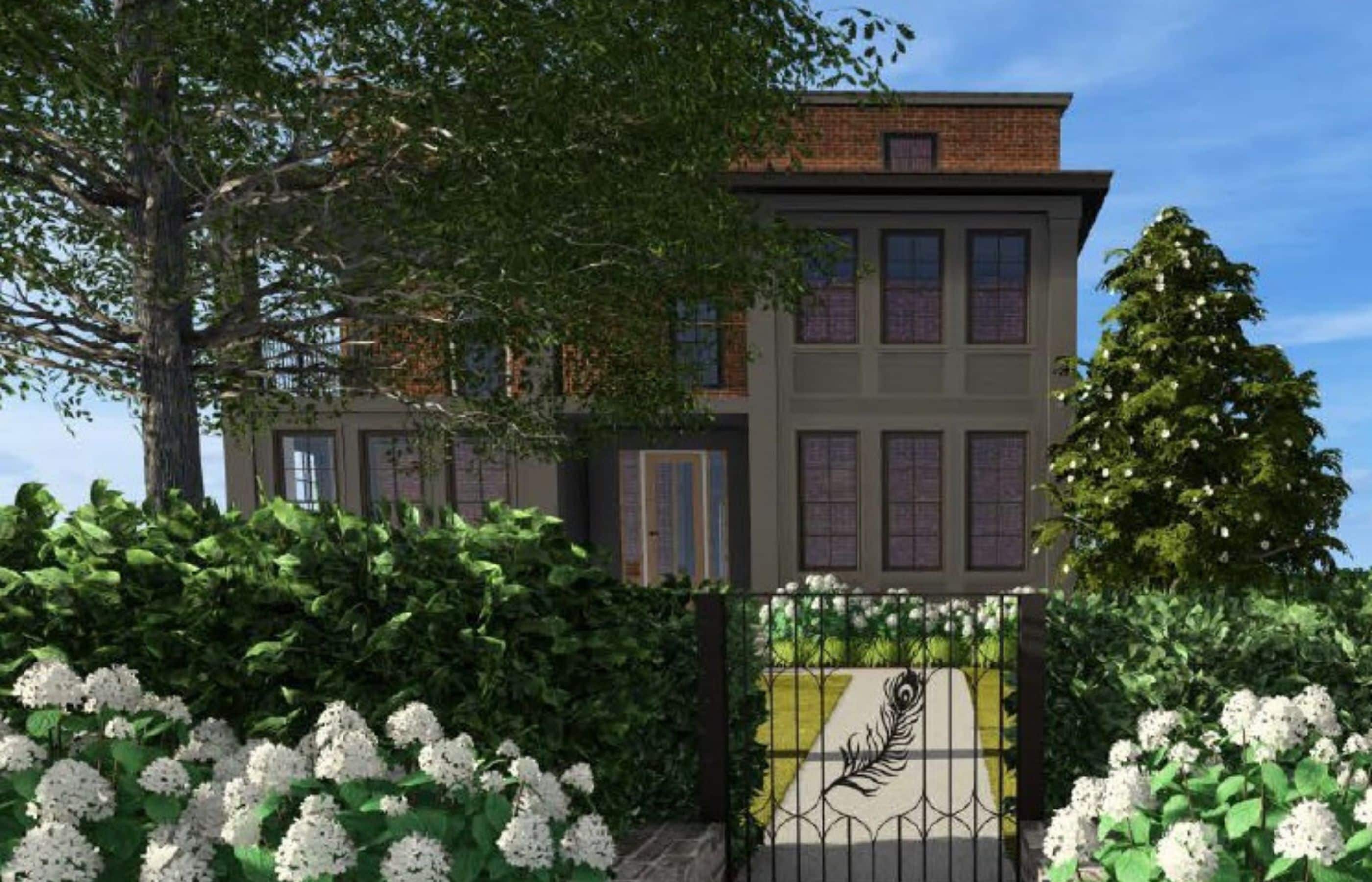 Fassade der Unterkunft