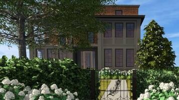 Fassade der Unterkunft