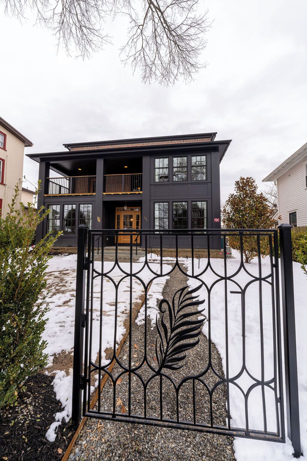 Façade de l’hébergement 