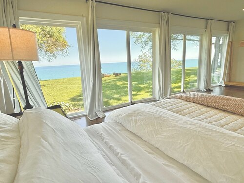 Private Lake Michigan Estate - Breathtaking views on 2.5-Acre Cozy Luxe Retreat