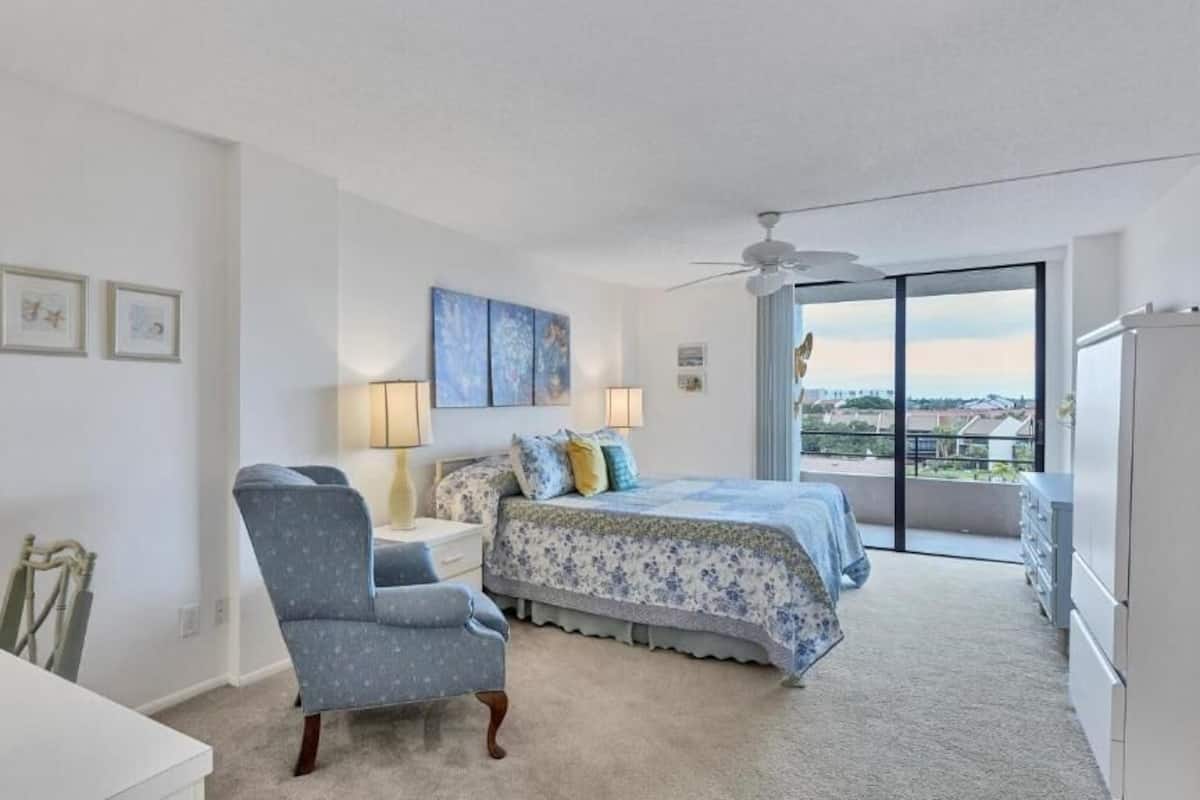 Premium Condo, 2 Bedrooms, Balcony, Lagoon View | In-room safe, desk, laptop workspace, iron/ironing board