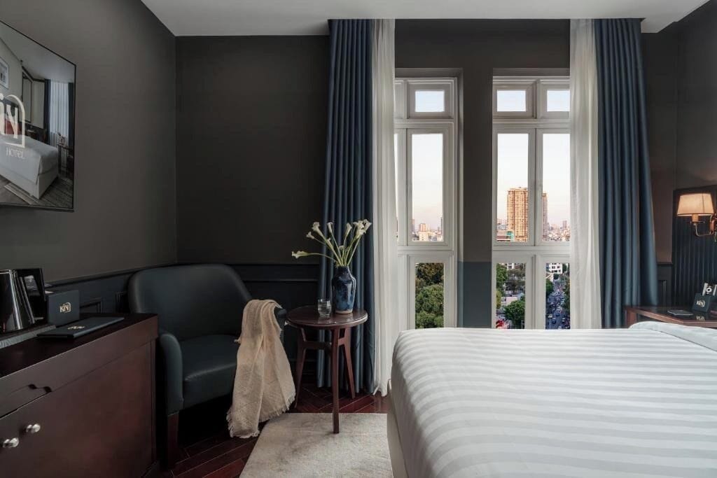 Deluxe Double Room, City View | Iron/ironing board, free WiFi